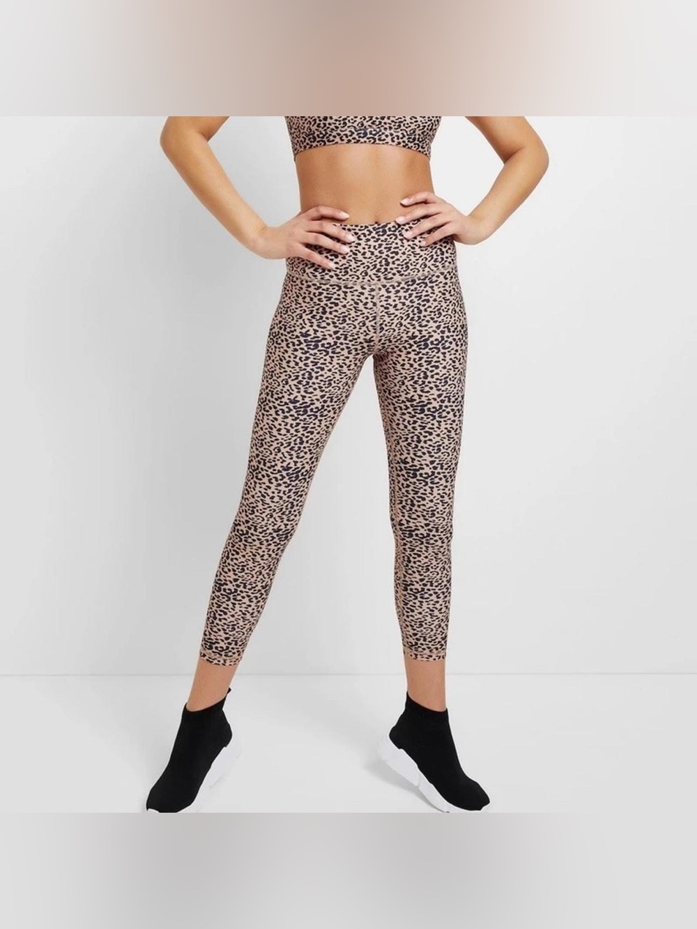 Allfenix Cheetah Sand 7/8 High Waist Leggings